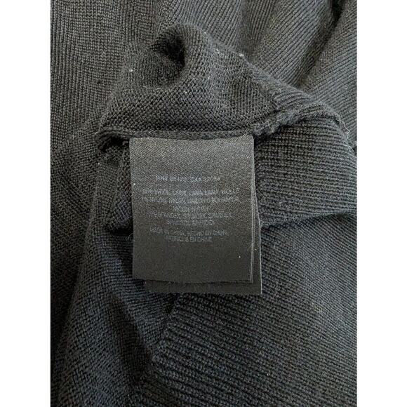 Moth by Anthropologie Size Medium Mock Neck Sweater Pullover Black Long Sleeves - Picture 10 of 10